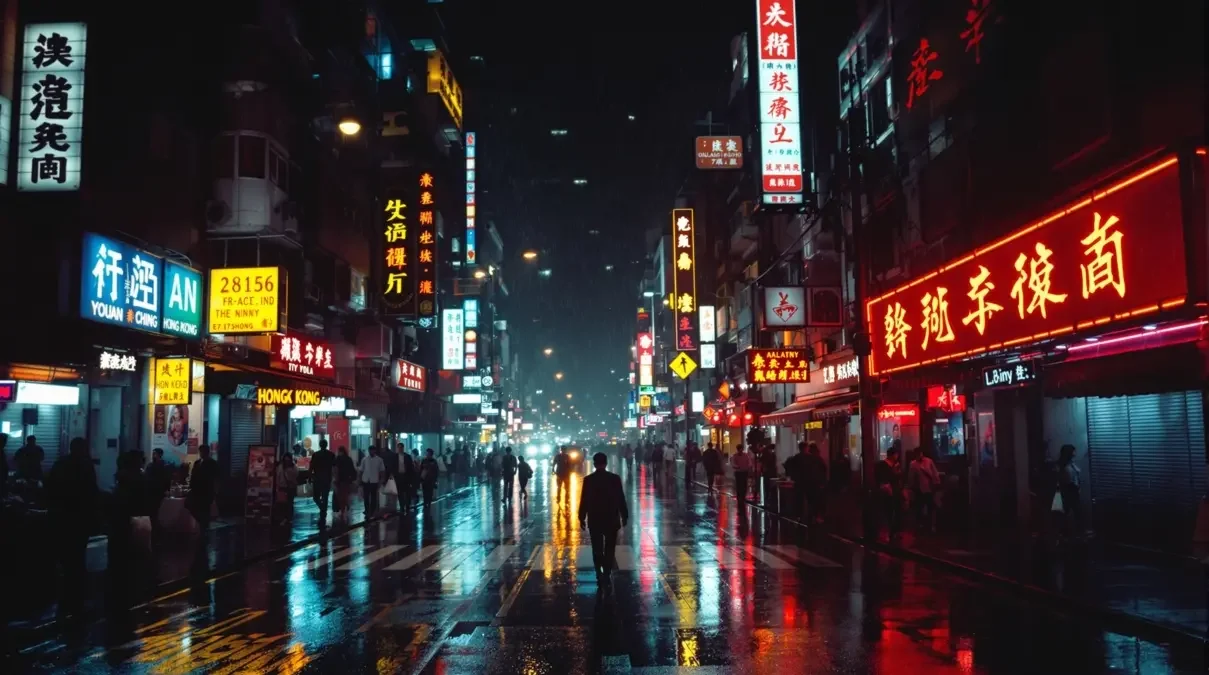 霓虹雨夜 · 都市迷离 - 大地影视高清画廊